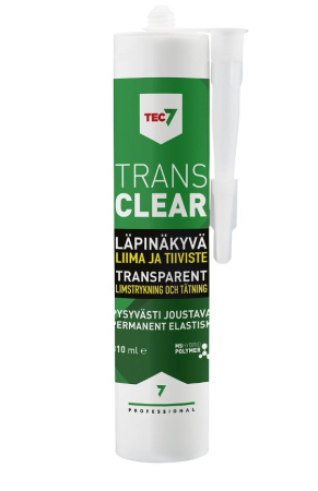 TEC7 TRANS LIIMA- JA TIIVISTYSMASSA KIRKAS, 310ML TEC795K