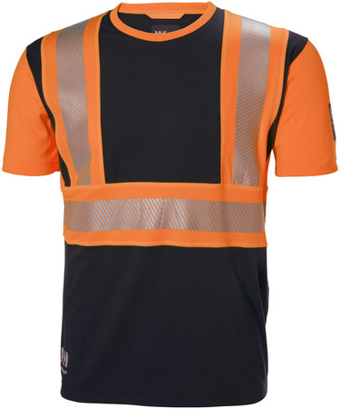 Helly Hansen Icu T-paita Fl. oranssi/harmaa lk 1 HH79271-269