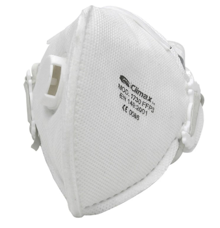 HENGITYSSUOJAIN FFP3 VENTTIILILLÄ 12 KPL SCL031