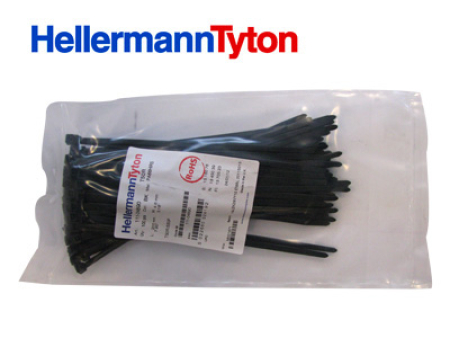 HELLERMAN NIPPUSIDE 100KPL 150X3,5 MUSTA 1111-03011
