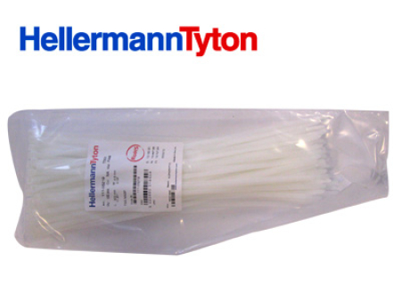 HELLERMAN NIPPUSIDE 100KPL 300X4,6 VALKOINEN 1111-05219
