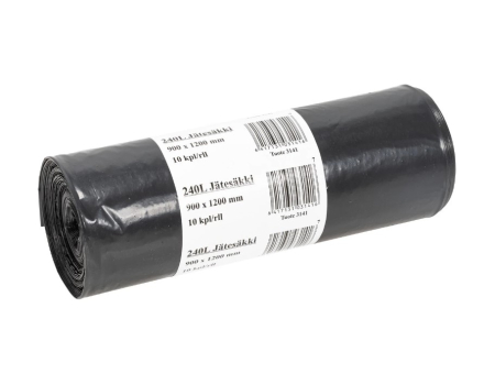 JÄTESÄKKI 240L 10KPL PM8009