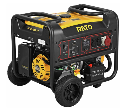 RATO AGGREGAATTI 6,8KW R7000D-T AVR SÄHKÖSTARTTI BENSA R7000D