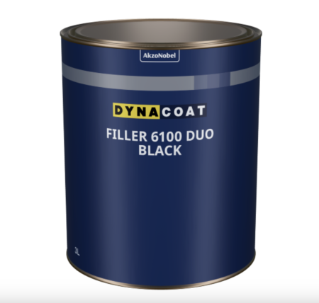 DYNACOAT 6100 DUO FILLERI  MUSTA, 3L 553330
