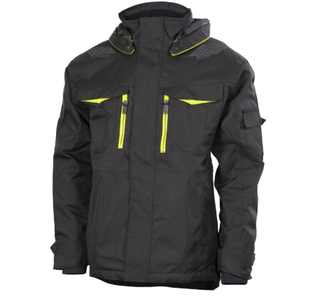 PATRON FOSTER TALVITAKKI MUSTA/FL.KELT PAT186K