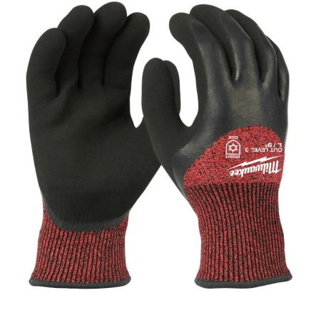 MILWAUKEE VIILTOSUOJATUT TALVITYÖKÄSINEET CUT LEVEL 3 MW47134