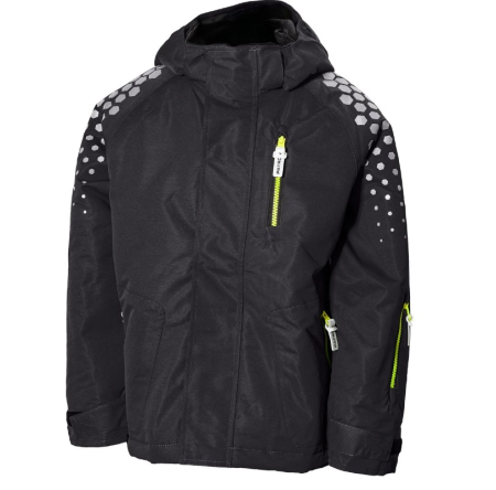 PATRON LASTEN TALVITAKKI KINSLEY MUSTA PAT623M