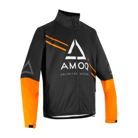 AMOQ APEX RACING TAKKI MUSTA/ORANSSI/VALKOINEN 645-25060408