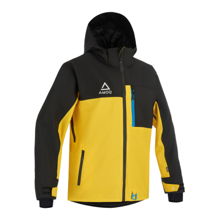 AMOQ DYNAMIC TAKKI VUORELLINEN MUSTA/KELTAINEN/SININEN 645-26060204