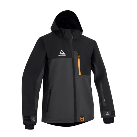 AMOQ DYNAMIC TAKKI VUORELLINEN MUSTA/HARMAA/ORANSSI 645-26060209