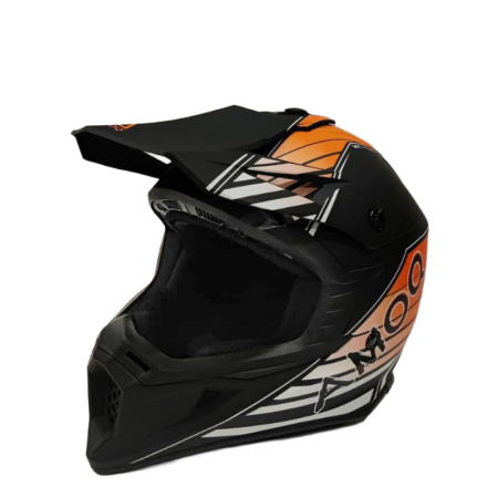 AMOQ METEOR V2 HELMET AXIS MUSTA/ORANSSI 645-26160002