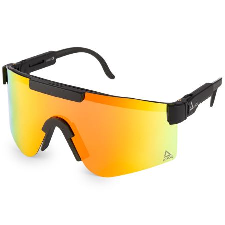 AMOQ COMET AURINKOLASIT MUSTA - PUNAINEN PEILI 645-NO1-SHADES