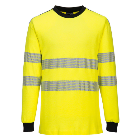 PORTWEST MODAFLAME KNIT HI-VIS FR PITKÄHIHAINEN T-PAITA FR701YBR