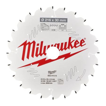 Milwaukee pyörösahanterä MS W216X30X2,4X24 MW471315