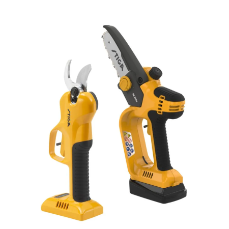 STIGA OKSASAKSET JA SAHA  AKKUKÄYTTÖINEN  SP100E KIT 257122001/ST1