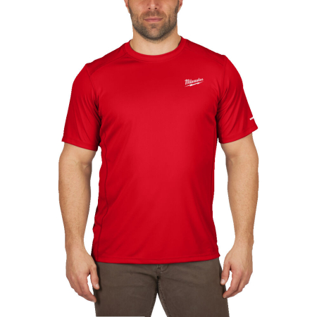 Milwaukee punainen tekninen T-paita mw4930