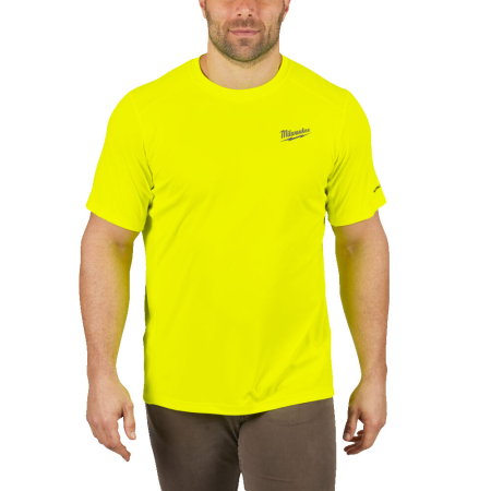 Milwaukee keltainen tekninen T-paita MW49307